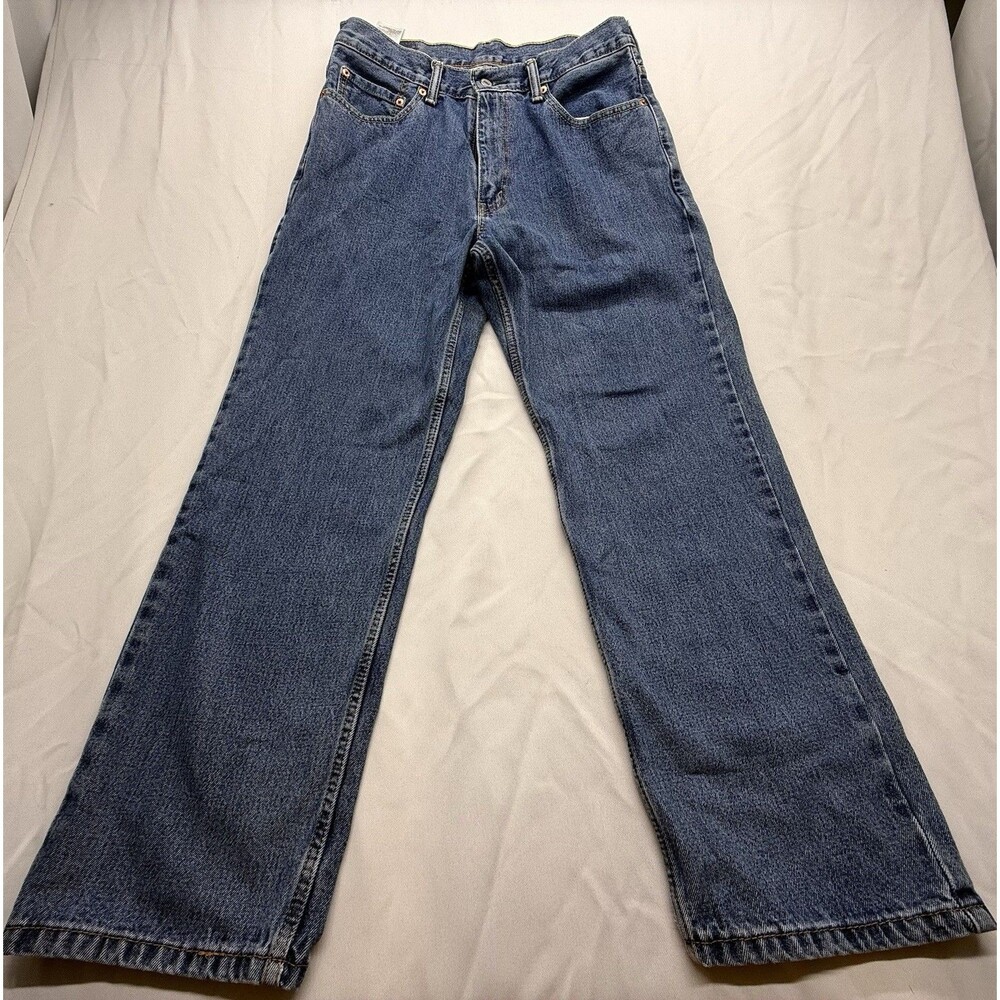 Levi's 550 Relaxed Fit Tapered Leg Jeans Mens 34x30 Blue Vintage USA Made Denim